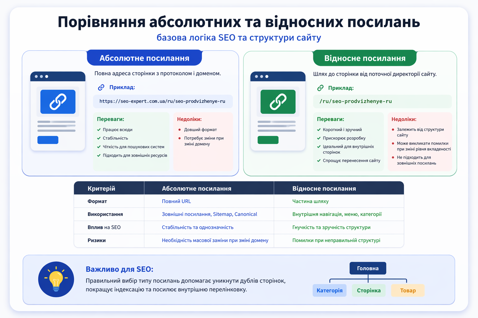 схема ссылок